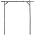 Pérgola de jardín de madera de pino impregnada 200x40x205 cm