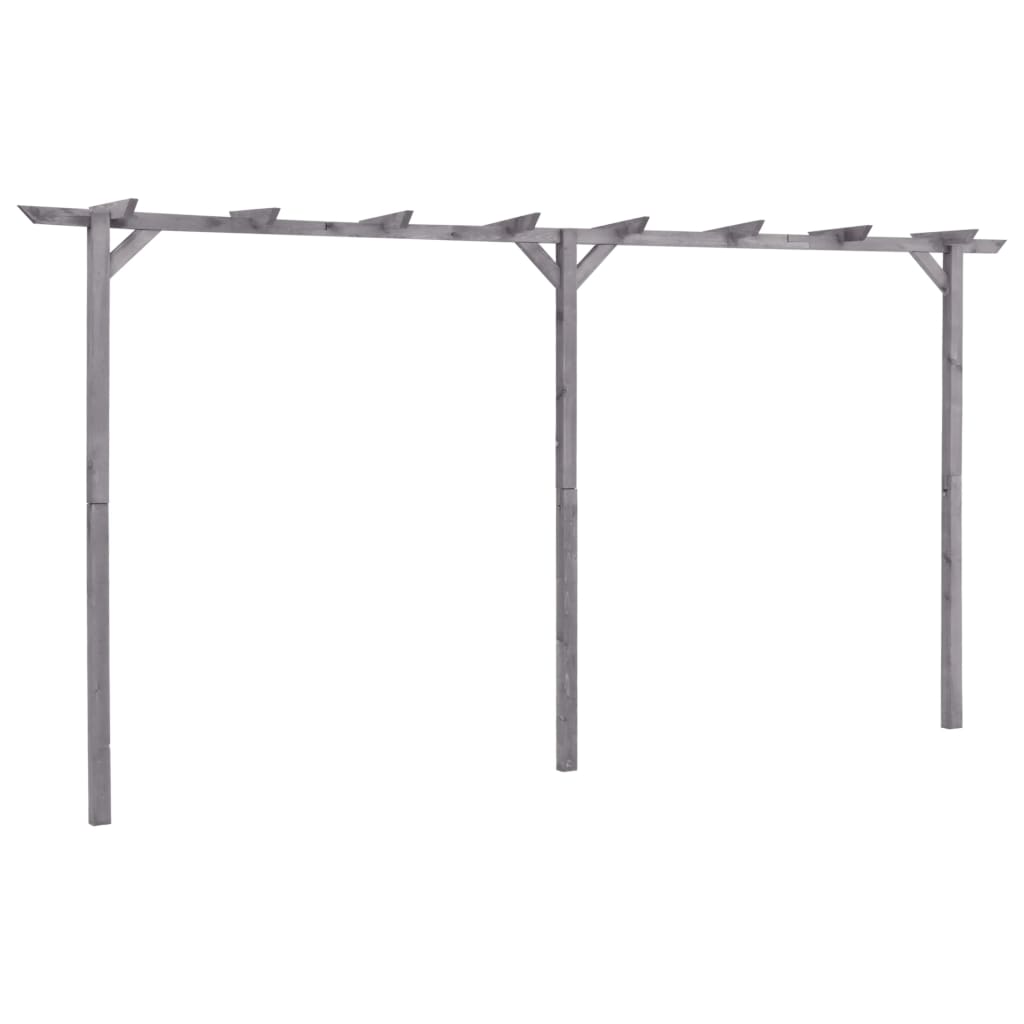 Impregnated pine garden pergola 200x40x205 cm