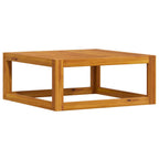 Muebles de jardín 3 piezas con cojines madera maciza de acacia