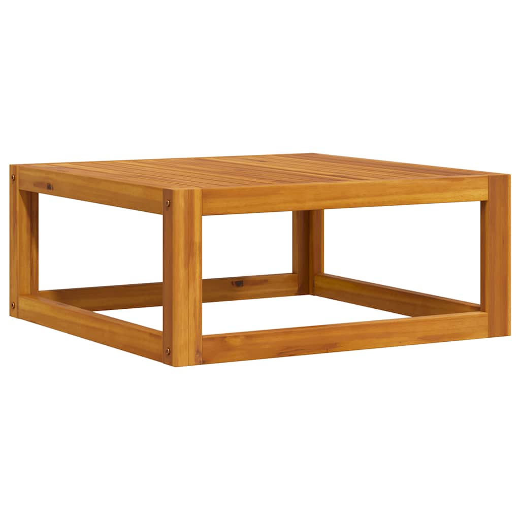 Set de sofá de jardín 2 pzas con cojín madera maciza de acacia