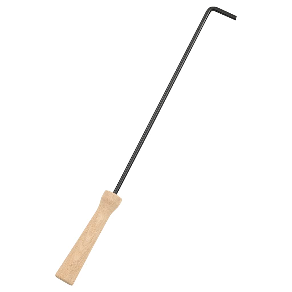 Brasero y barbacoa 2 en 1 atizador acero inoxidable 56x56x49 cm