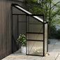 Anthracite Grey Aluminum Greenhouse 1.38 m³