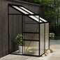 Anthracite Grey Aluminum Greenhouse 1.38 m³