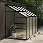 Anthracite Grey Aluminum Greenhouse 1.38 m³