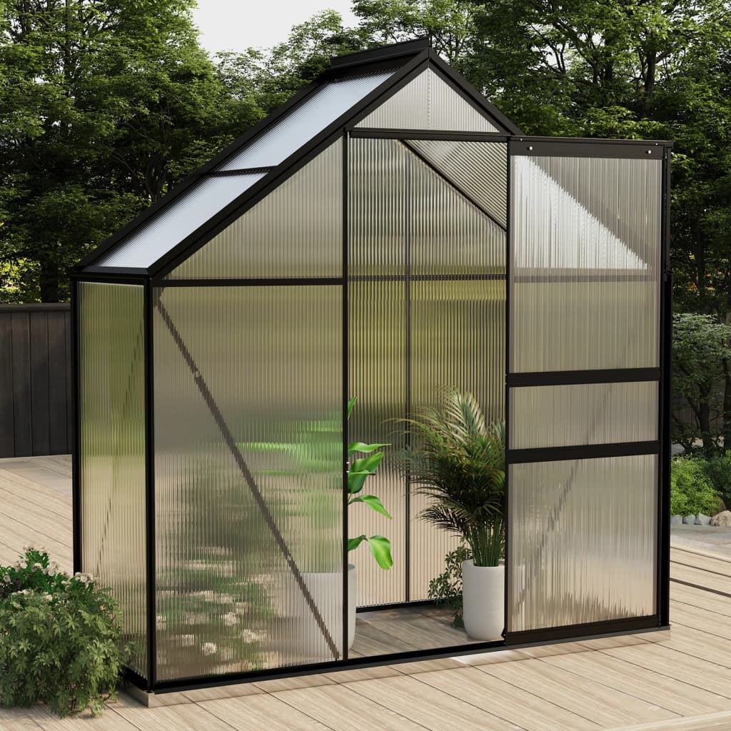 Aluminum greenhouse 302x190x195 cm 11.19 m³