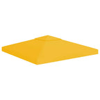 Cubierta superior de cenador 2 niveles negro 310 g/m² 3x3 m