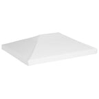 Cubierta superior de cenador 2 niveles negro 310 g/m² 3x3 m