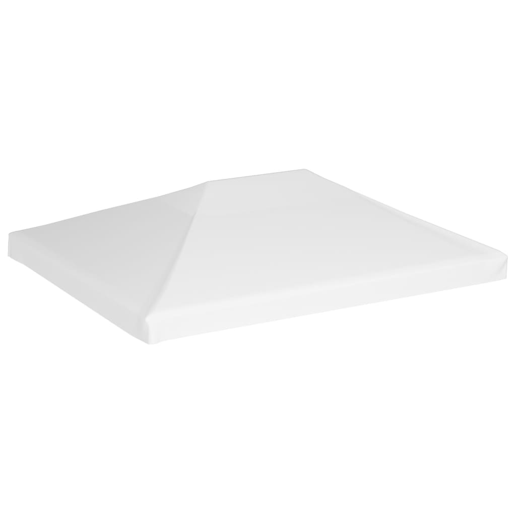 Cubierta superior de cenador 2 niveles negro 310 g/m² 3x3 m