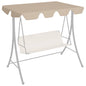Dosel de repuesto columpio de jardín azul 150/130x105/70 cm