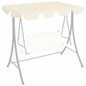 Dosel de repuesto columpio de jardín azul 150/130x105/70 cm