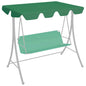 Dosel de repuesto columpio de jardín azul 150/130x105/70 cm