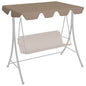 Dosel de repuesto columpio de jardín azul 150/130x105/70 cm