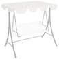 Dosel de repuesto columpio de jardín azul 150/130x105/70 cm