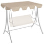 Dosel de repuesto columpio de jardín azul 150/130x105/70 cm