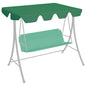Dosel de repuesto columpio de jardín azul 150/130x105/70 cm