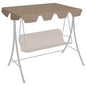 Dosel de repuesto columpio de jardín azul 150/130x105/70 cm