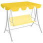 Dosel de repuesto columpio de jardín azul 150/130x105/70 cm