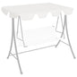 Dosel de repuesto columpio de jardín azul 150/130x105/70 cm