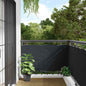 Anthracite Oxford fabric balcony screen 75x300 cm
