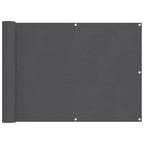 Toldo para balcón tela oxford gris antracita 75x500 cm