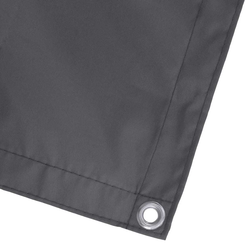 Toldo para balcón tela oxford gris antracita 75x500 cm
