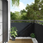 Anthracite Oxford fabric balcony screen 75x300 cm