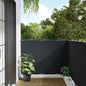 Toldo para balcón de tela oxford amarillo 120x600 cm