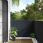 Toldo para balcón de tela oxford amarillo 120x600 cm