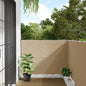 Toldo para balcón de tela oxford amarillo 120x600 cm