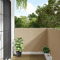 Toldo para balcón de tela oxford amarillo 120x600 cm
