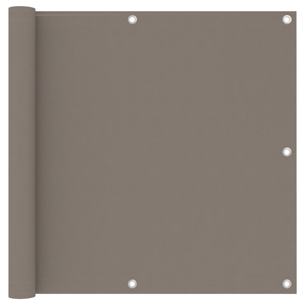 Toldo para balcón de tela oxford amarillo 120x600 cm