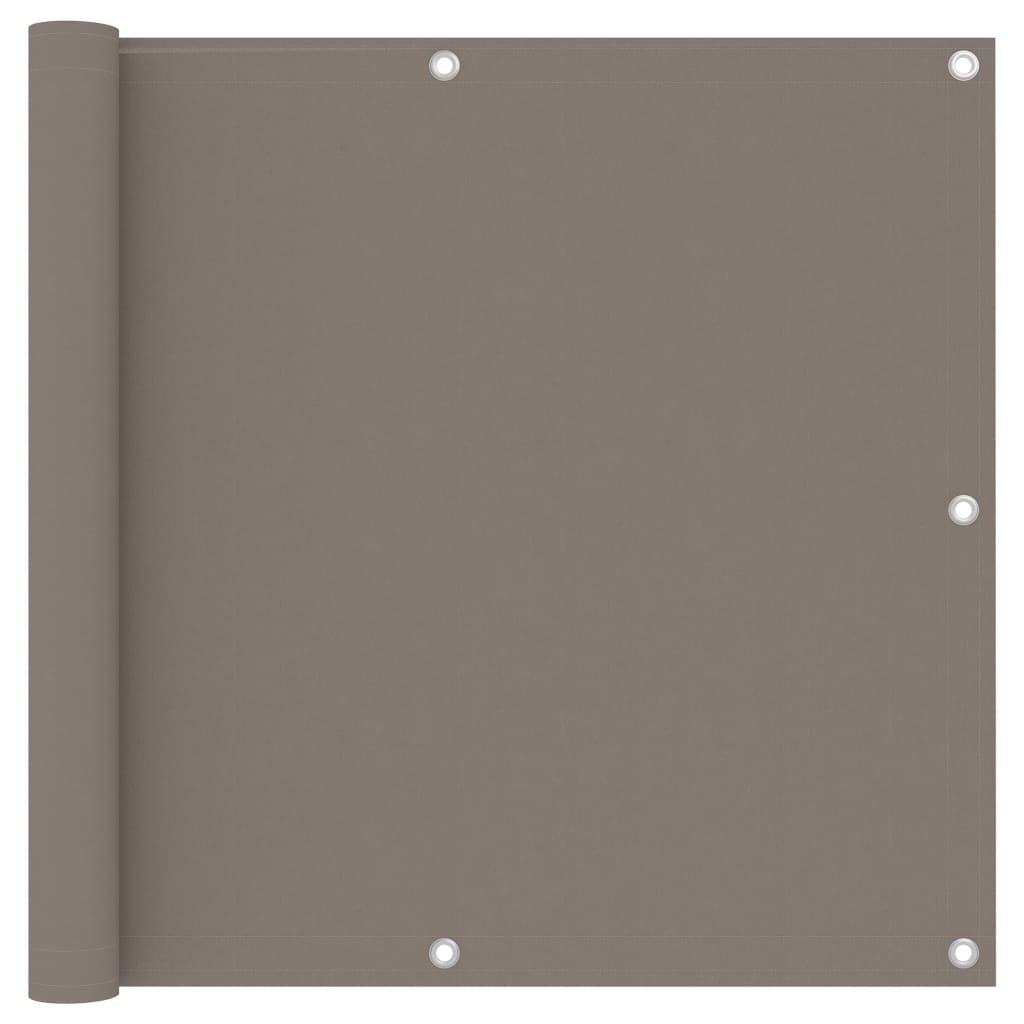 Toldo para balcón de tela oxford amarillo 120x600 cm
