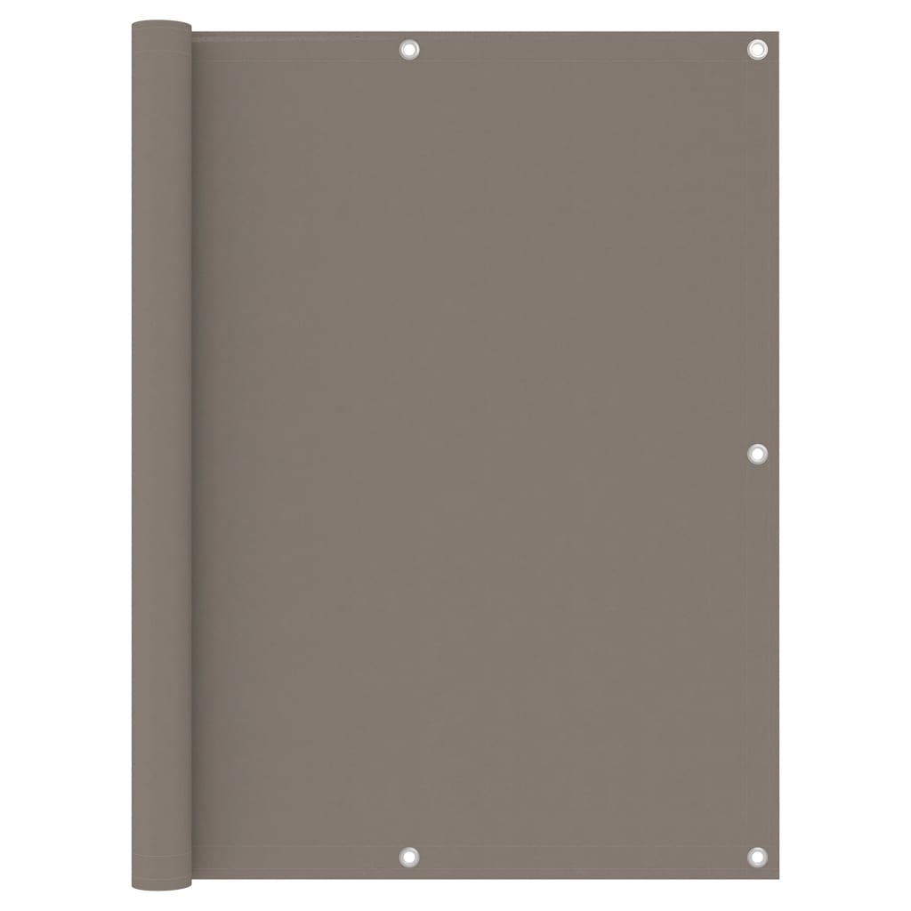 Toldo para balcón de tela oxford amarillo 120x600 cm