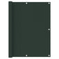 Toldo para balcón tela oxford gris antracita y blanco 120x300cm