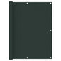 Toldo para balcón tela oxford gris antracita y blanco 120x300cm