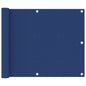 Toldo para balcón de tela oxford amarillo 120x600 cm