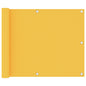 Toldo para balcón de tela oxford amarillo 120x600 cm