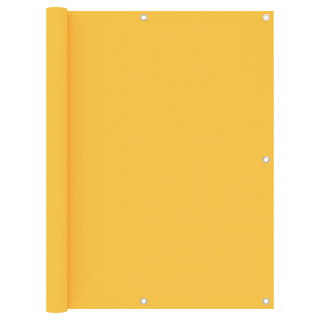 Toldo para balcón de tela oxford amarillo 120x600 cm