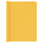 Toldo para balcón de tela oxford amarillo 120x600 cm