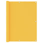 Toldo para balcón de tela oxford amarillo 120x600 cm