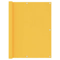 Toldo para balcón de tela oxford amarillo 120x600 cm