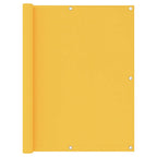 Toldo para balcón de tela oxford amarillo 120x600 cm
