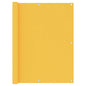 Toldo para balcón de tela oxford amarillo 120x600 cm