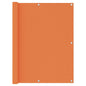 Toldo para balcón de tela oxford amarillo 120x600 cm