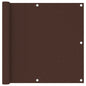 Toldo para balcón tela oxford gris antracita y blanco 120x300cm