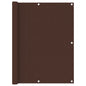 Toldo para balcón tela oxford gris antracita y blanco 120x300cm