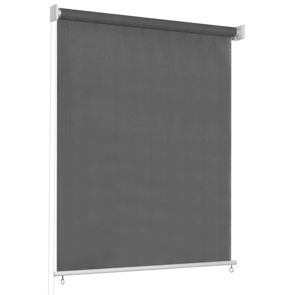 Estore de enrolar exterior 60x140 cm cinzento antracite