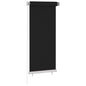 Persiana enrollable de exterior 100x140 cm negro