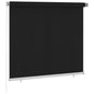 Persiana enrollable de exterior 100x140 cm negro