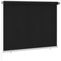 Persiana enrollable de exterior 100x140 cm negro